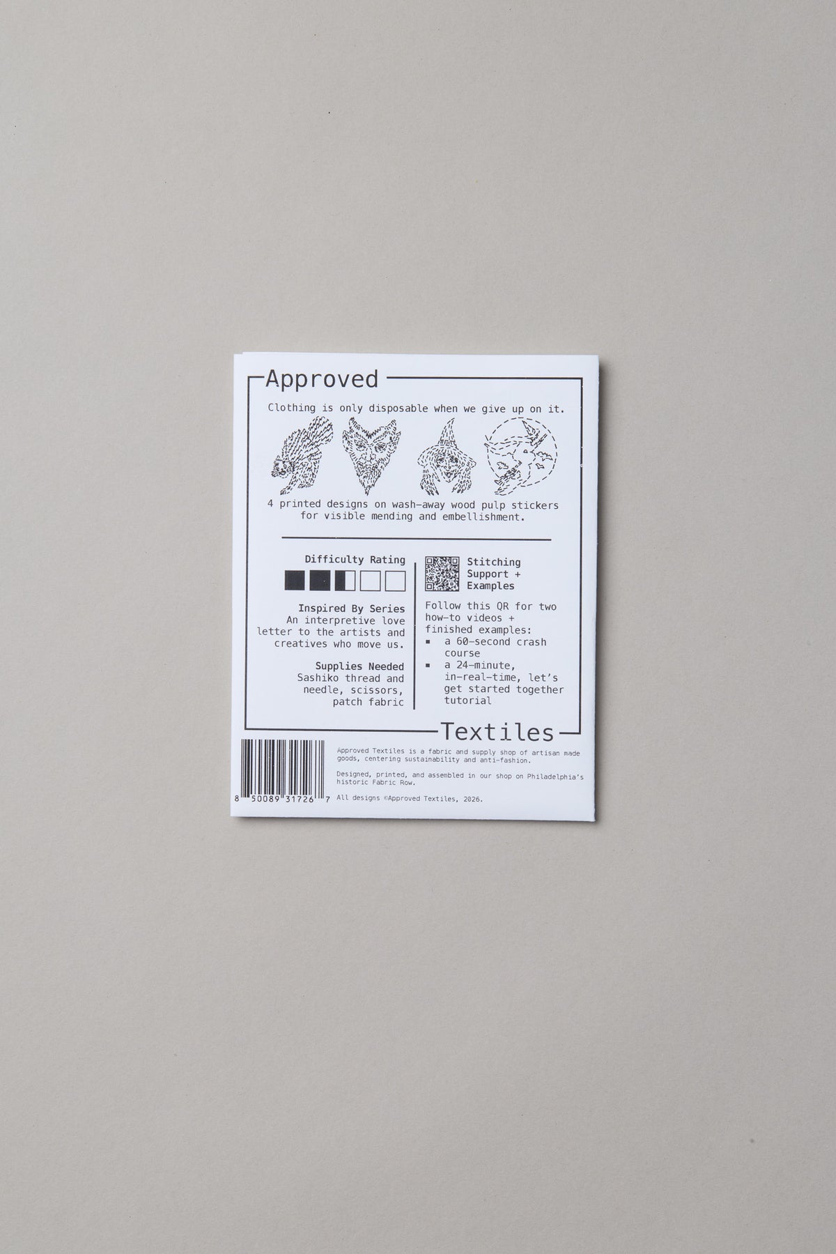 The Witches' Coven: Visible Mending Transfers