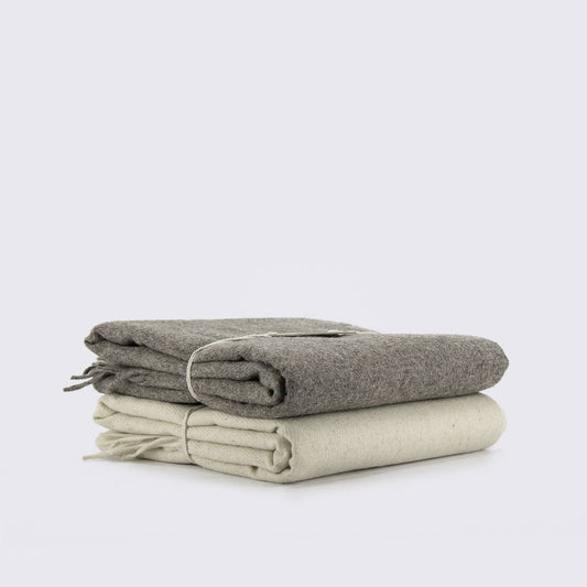 THROW BLANKET / PLAIN WOOL