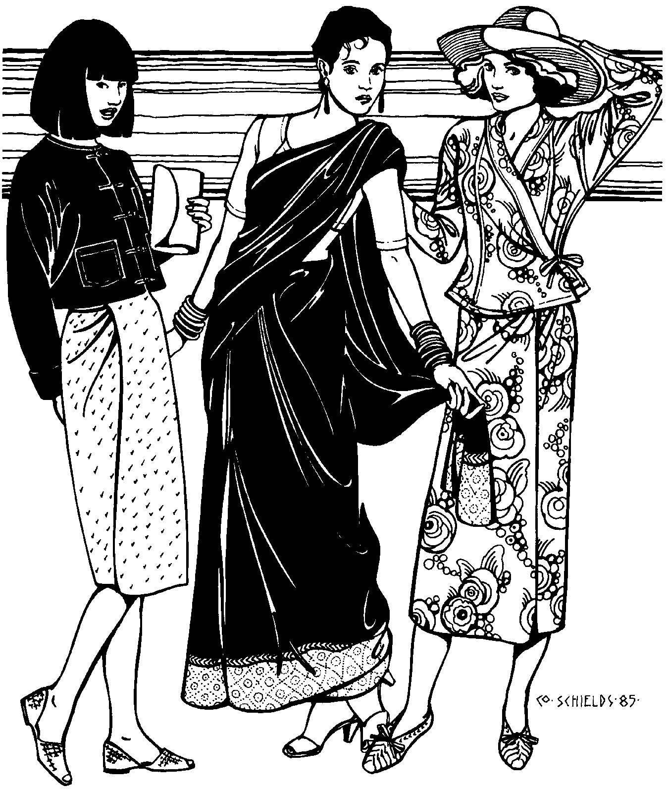 134 South Asian Tops & Wraps - Sewing Pattern
