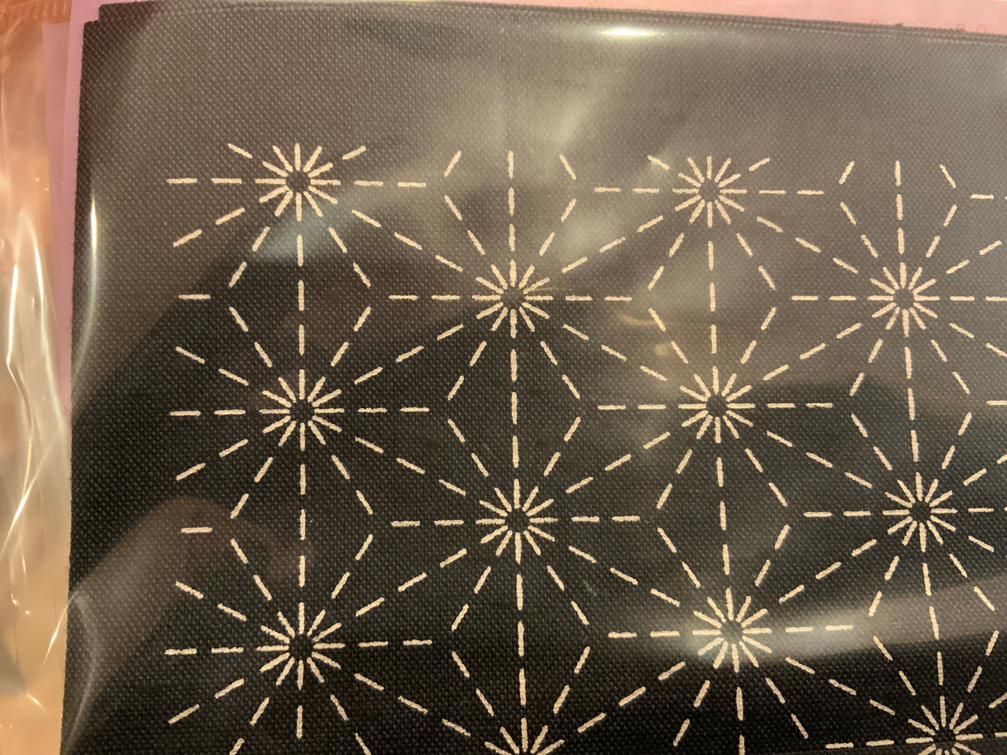 Sashiko Pre-printed Tsumugi Cut Cloth